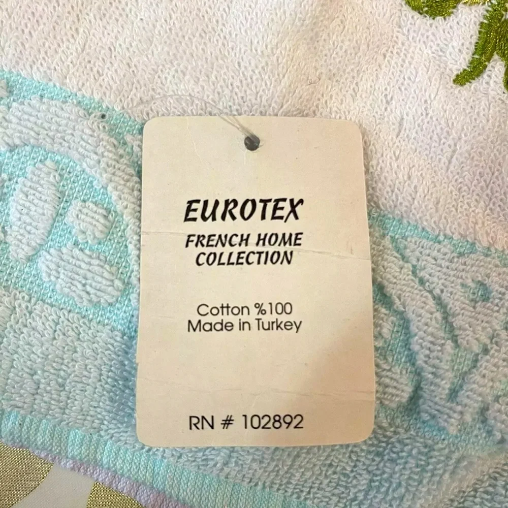 Set Of 4 terry towels Turkey Cotton